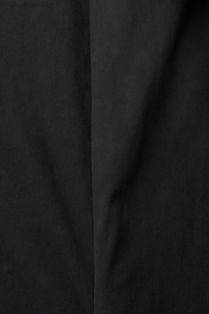 Pantalón chino de algodón, BLACK, detail image number 1