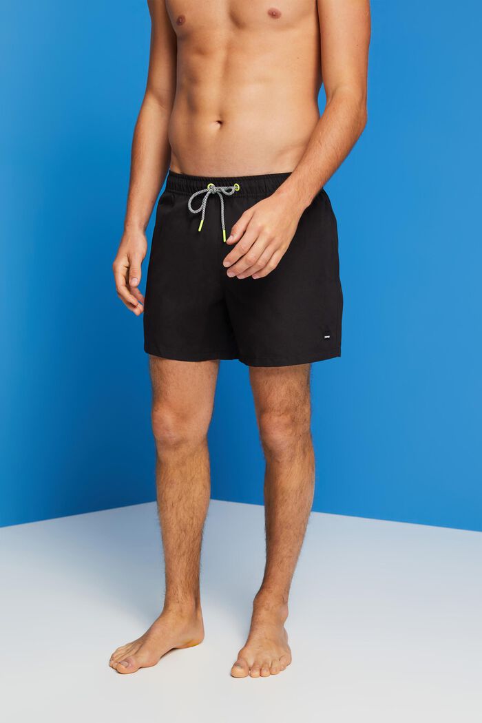 Braguitas de bikini con cintura elástica, BLACK, detail image number 0