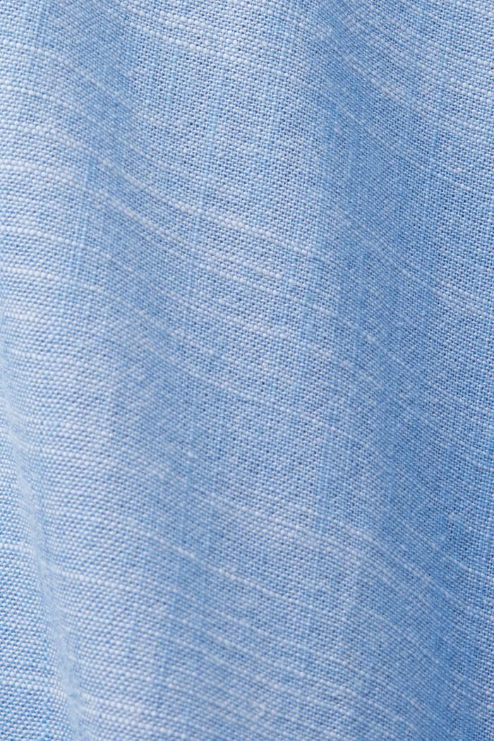 Camisa de algodón con cuello abotonado, LIGHT BLUE, detail image number 4