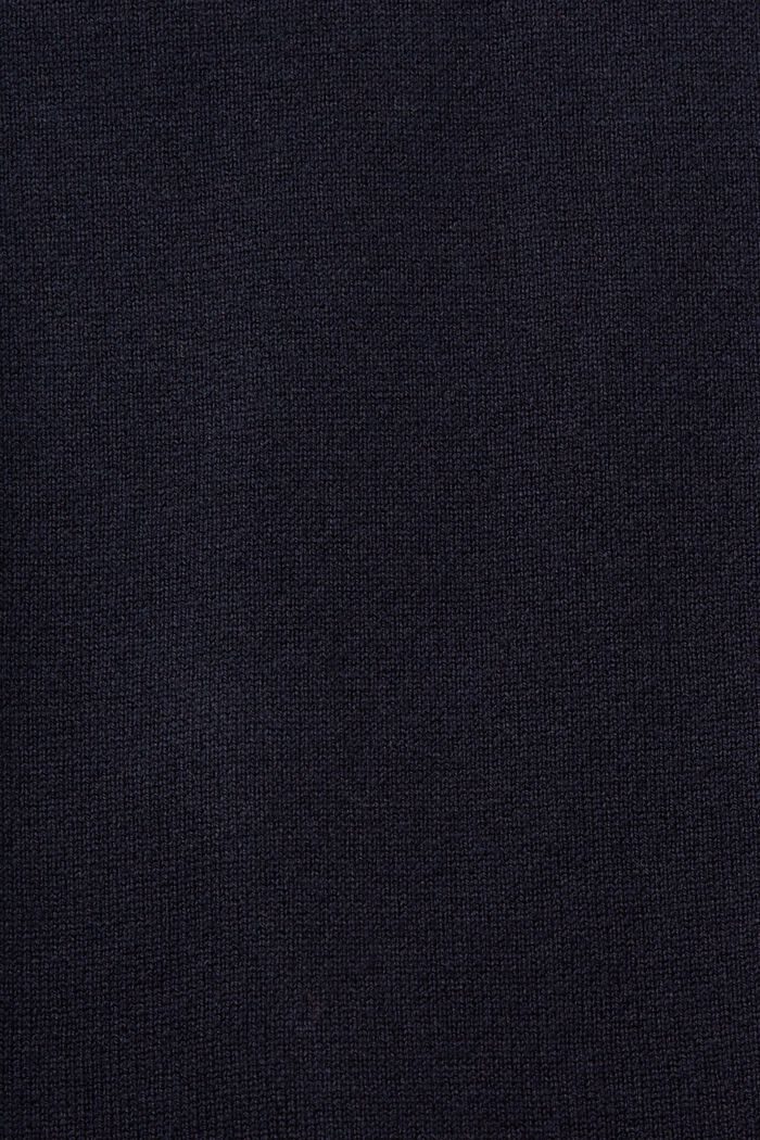 Jersey con cuello de pico redondeado, NAVY, detail image number 5