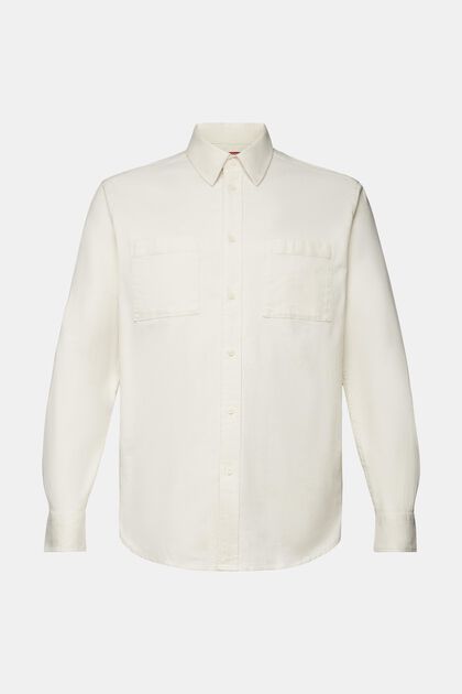 Camisa en franela de algodón