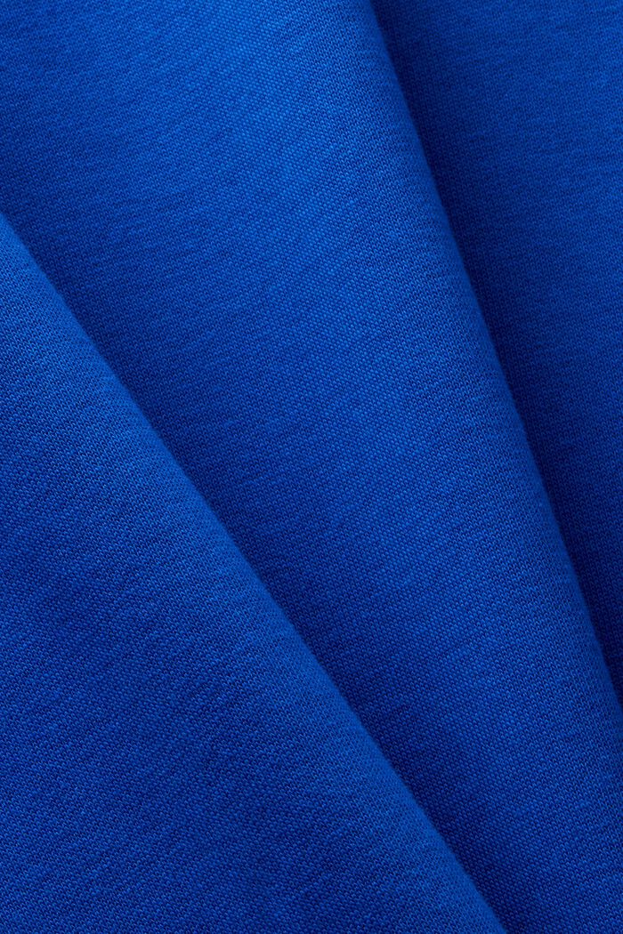 Vestido estilo sudadera con capucha, BRIGHT BLUE, detail image number 4