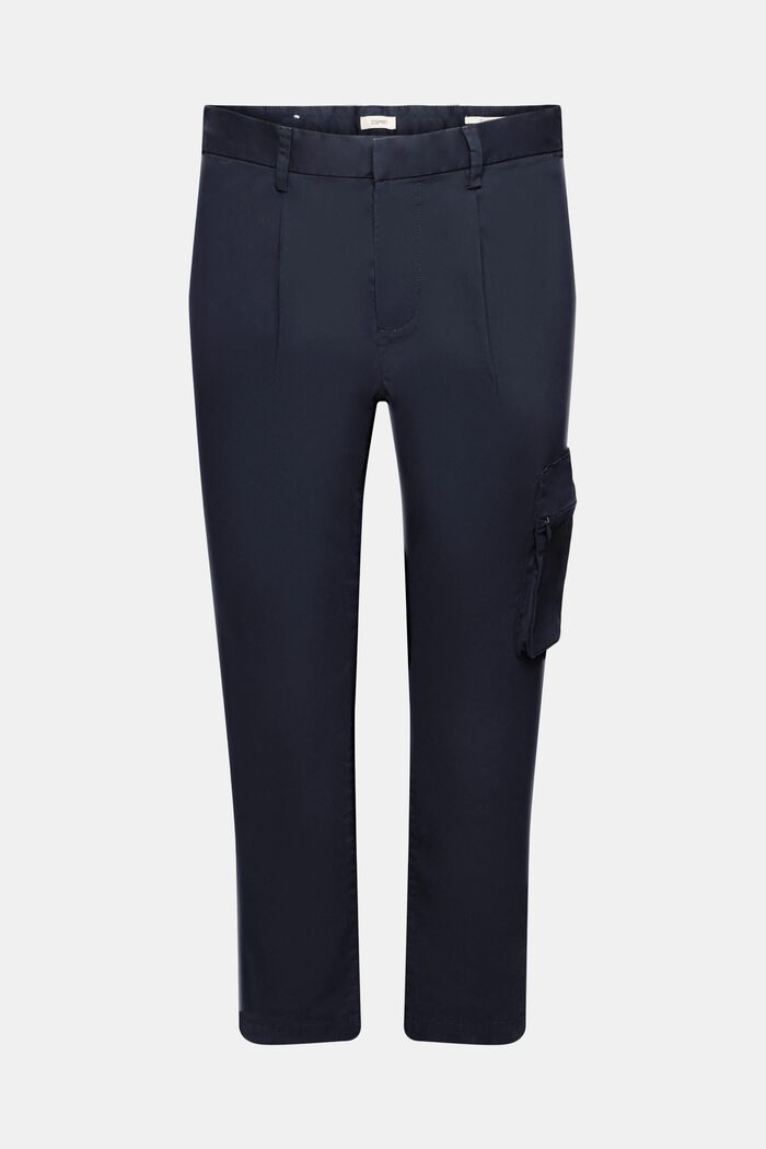 Pantalón chino con un bolsillo estilo cargo, NAVY, detail image number 7