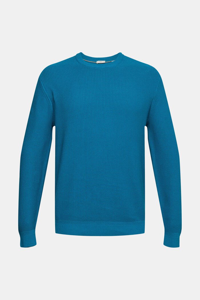 Jersey de algodón puro, TEAL BLUE, detail image number 2