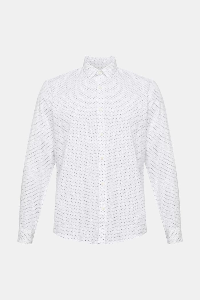 Camisa estampada de algodón sostenible, WHITE, detail image number 2