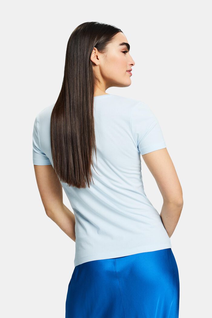 Camiseta con cuello redondo, PASTEL BLUE, detail image number 2