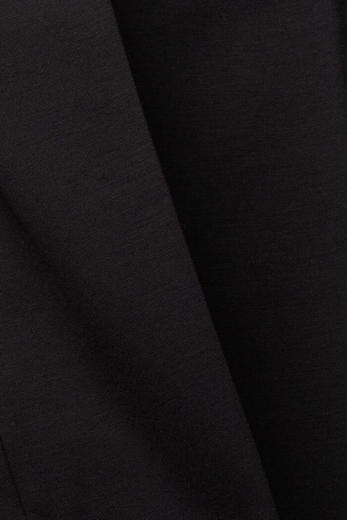 Pantalones de punto con raya de pantalón, BLACK, detail image number 7
