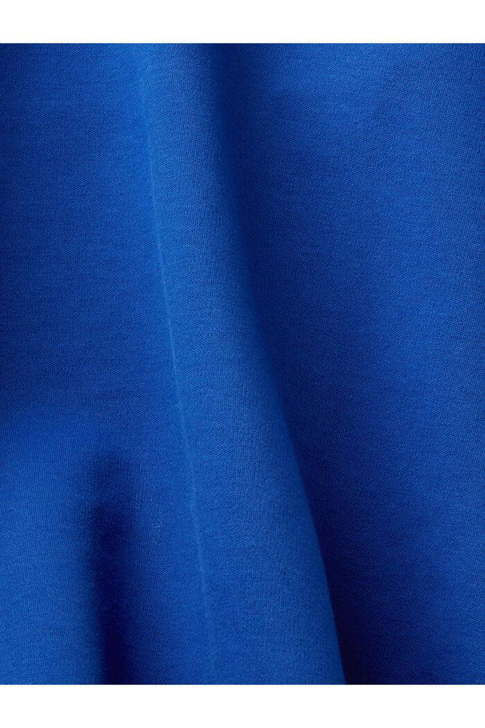 Sudadera con tacto suave, mezcla de algodón ecológico, BRIGHT BLUE, detail image number 4