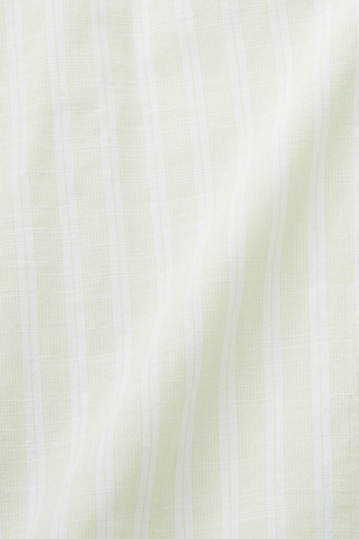 Blusa de algodón a rayas, CITRUS GREEN, detail image number 5