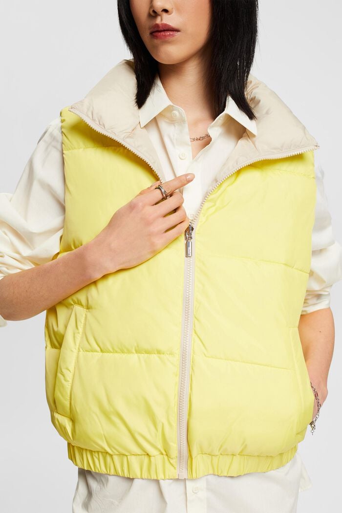 Chaleco reversible, LIGHT YELLOW, detail image number 2