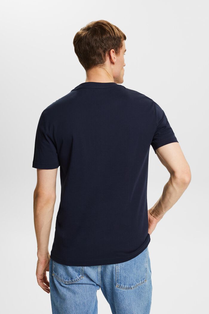 Camiseta de punto de algodón ecológico, NAVY, detail image number 3