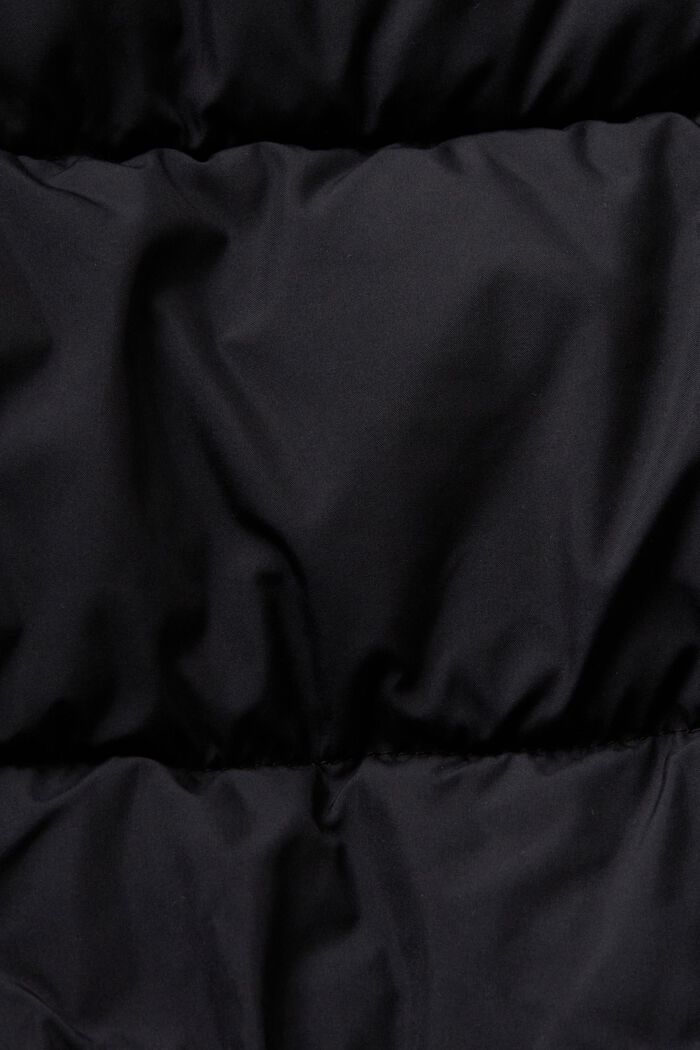 Chaleco acolchado estilo cropped, BLACK, detail image number 4