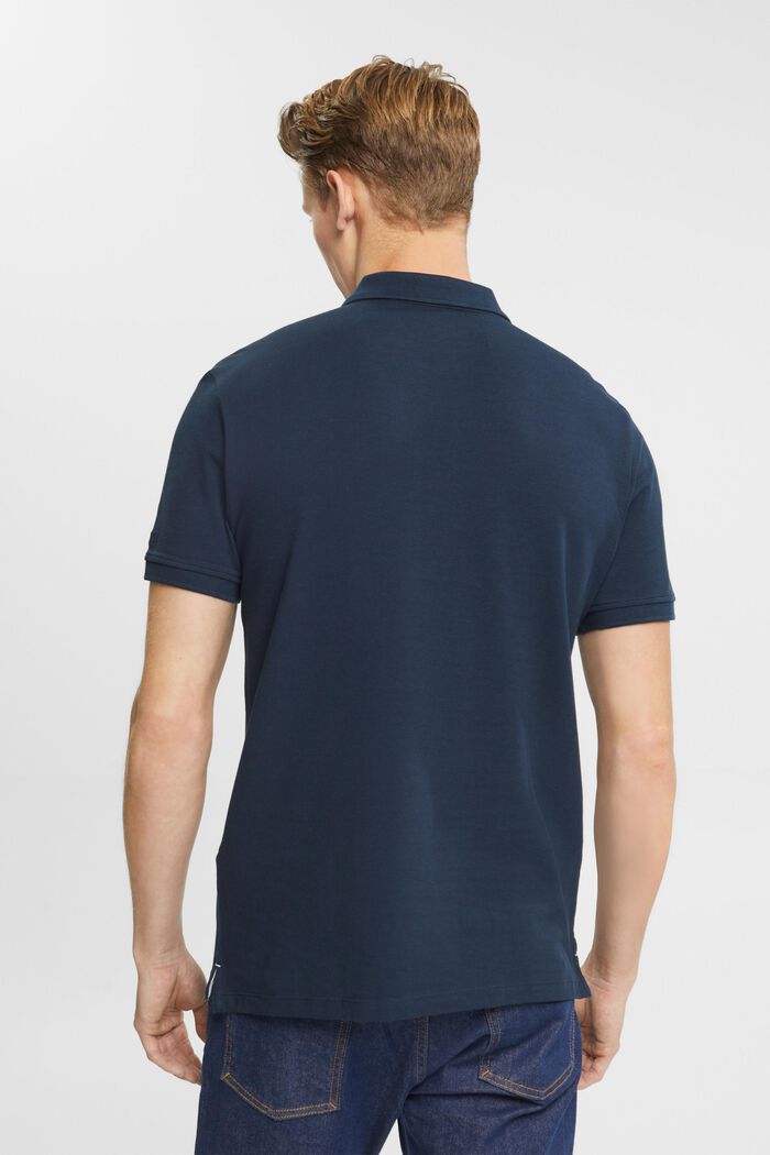 Polo slim fit, NAVY, detail image number 3
