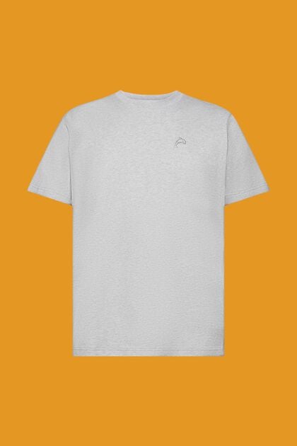 Camiseta de algodón con estampado de delfín