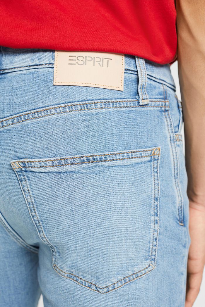 Jeans mid-rise slim fit, BLUE LIGHT WASHED, detail image number 3