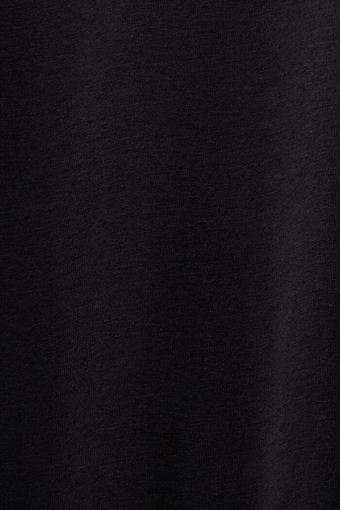 Vestido corto de tejido jersey, BLACK, detail image number 5