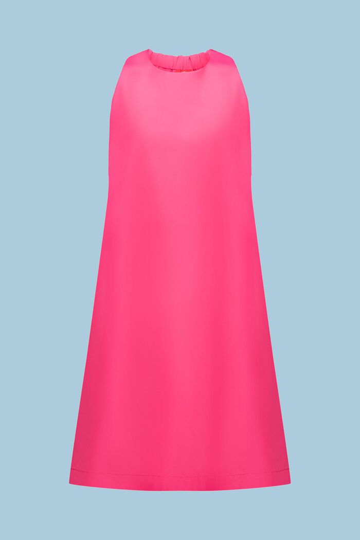 Mini vestido en línea A, PINK FUCHSIA, detail image number 6