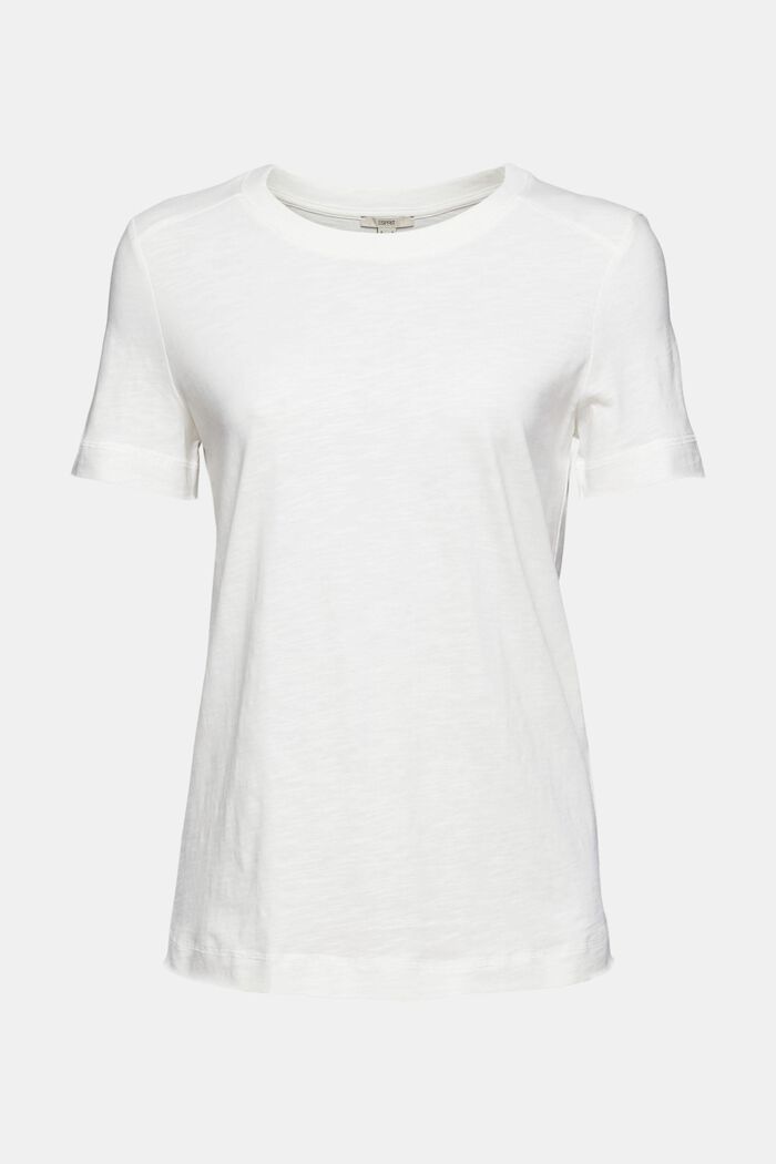 Camiseta en 100 % algodón ecológico, OFF WHITE, detail image number 6