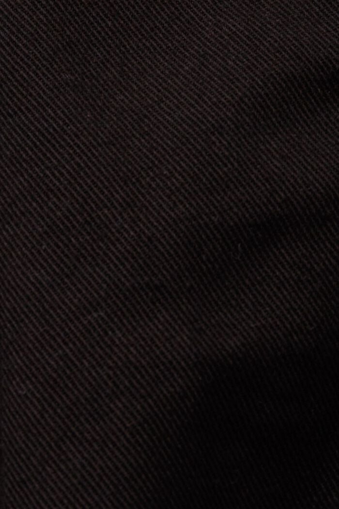 Bermudas de algodón elástico, BLACK, detail image number 5