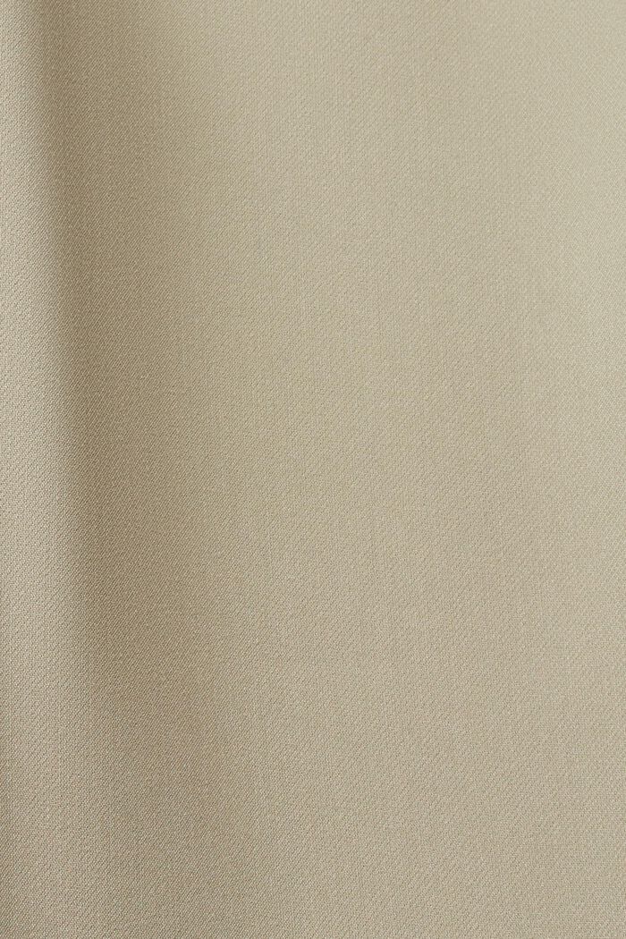 Culotte de tiro alto con pliegues en la cintura, PALE KHAKI, detail image number 1