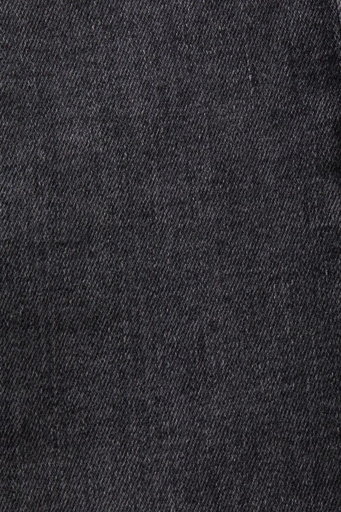 Jeans mid-rise slim fit, BLACK DARK WASHED, detail image number 6