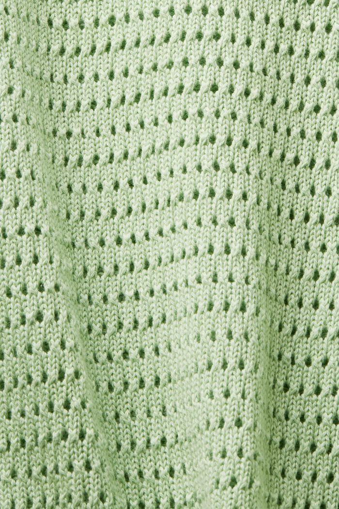 Jersey de manga corta de malla, LIGHT GREEN, detail image number 5