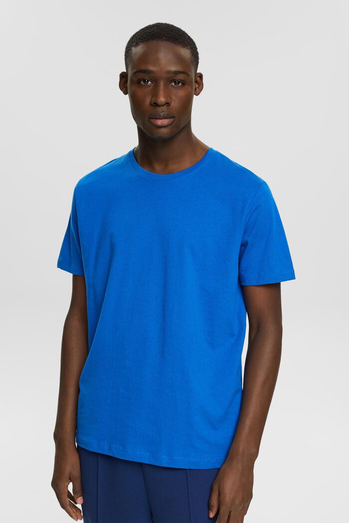 Camiseta de tejido jersey jaspeado, BLUE, detail image number 0