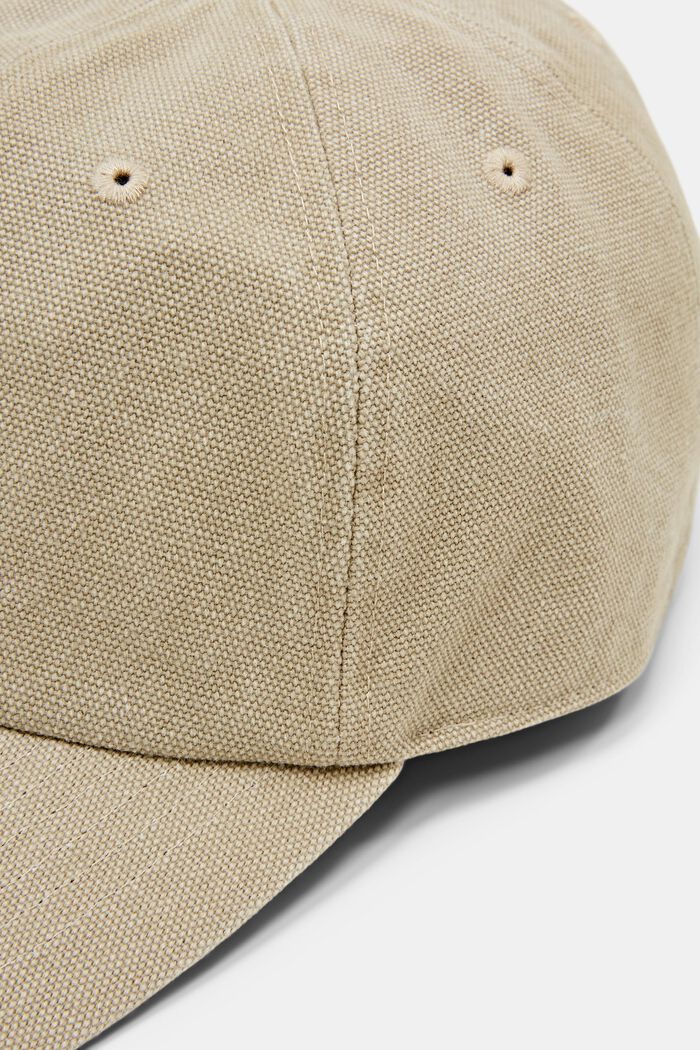 Gorra de béisbol de lona, TAUPE, detail image number 1