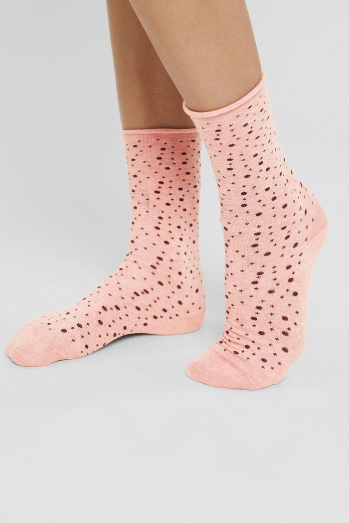 Pack de 5 pares de calcetines con puños, ROSE/RED, detail image number 2