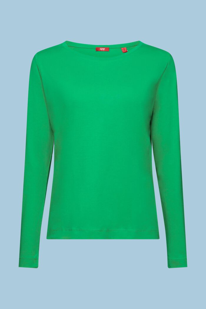 Camiseta con cuello redondo, GREEN, detail image number 6