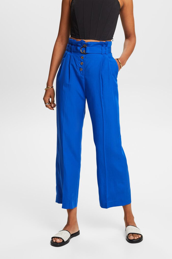 Mix and Match Pantalones culotte de tiro alto, BRIGHT BLUE, detail image number 0