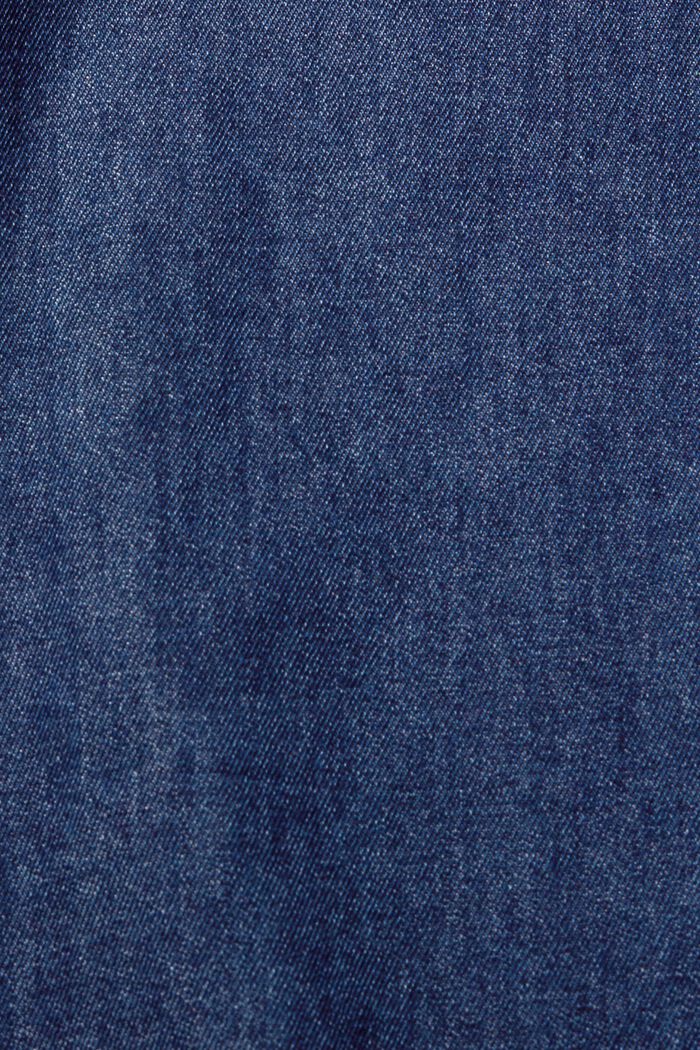 Camisa vaquera, BLUE DARK WASHED, detail image number 6