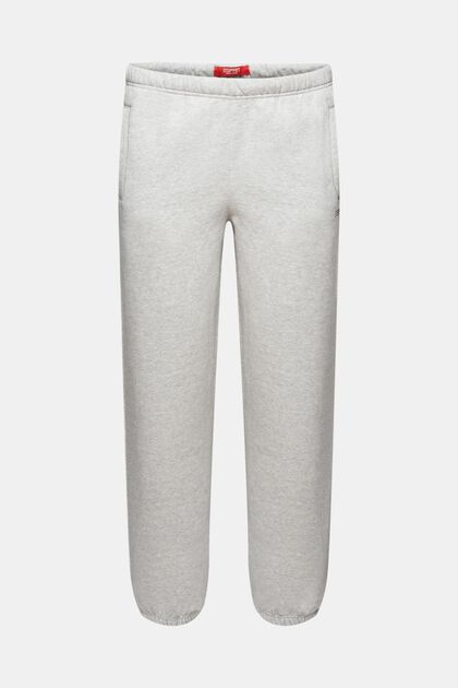 Pantalones de felpa de algodón con logotipo