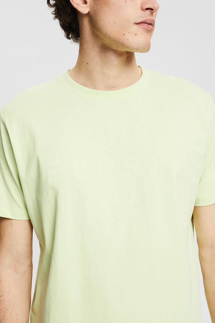 Camiseta de jersey con logotipo estampado, LIGHT GREEN, detail image number 0