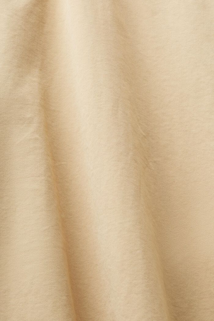 Vestido de lona en 100% algodón Pima, SAND, detail image number 5