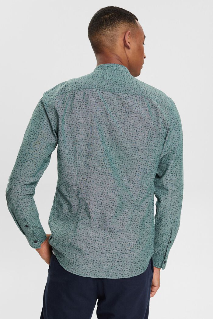 Shirts woven Slim Fit, DARK TURQUOISE, detail image number 3