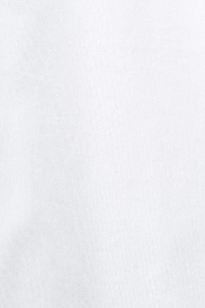 Camiseta de tirantes con abertura, 100% algodón, WHITE, detail image number 5