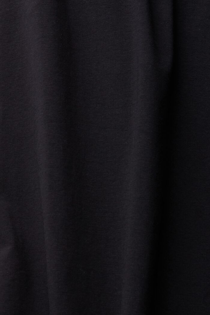 Camiseta de algodón ecológico sin mangas, BLACK, detail image number 1