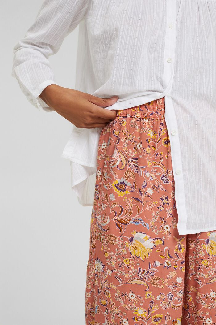 Pantalón estampado de perneras anchas, LENZING™ ECOVERO™, BLUSH, detail image number 2