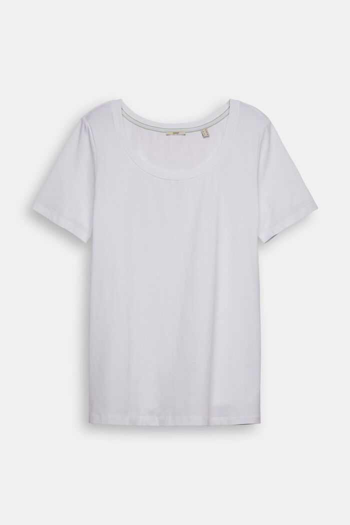 CURVY Camiseta, WHITE, overview
