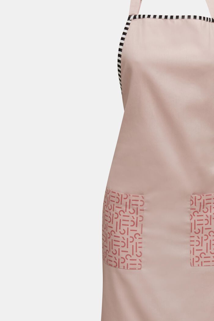 Delantal con logotipo en los bolsillos, 100% algodón, ROSE, detail image number 1