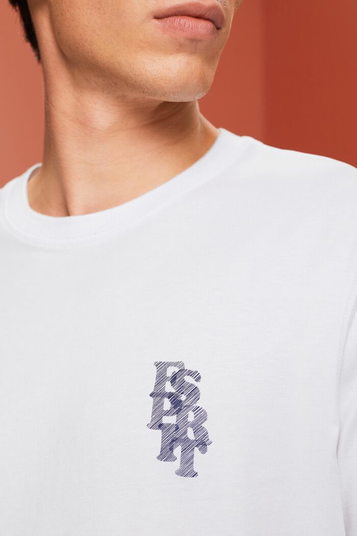 Camiseta con logotipo, 100% algodón, WHITE, detail image number 2