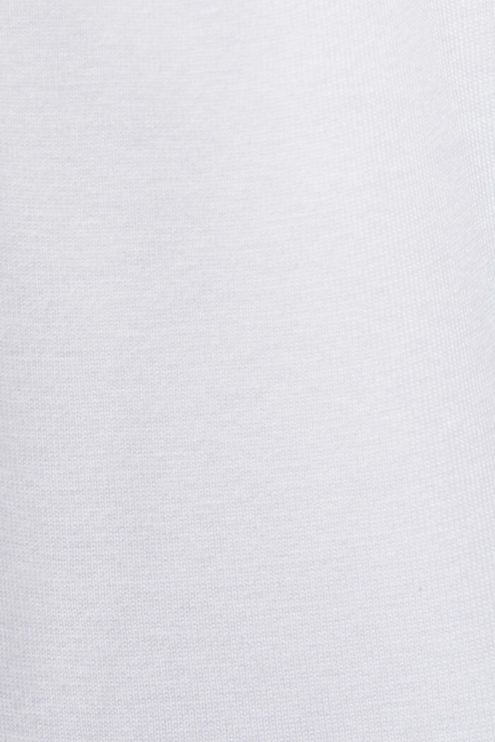 CURVY Camiseta con cuello en pico, TENCEL™, WHITE, detail image number 5
