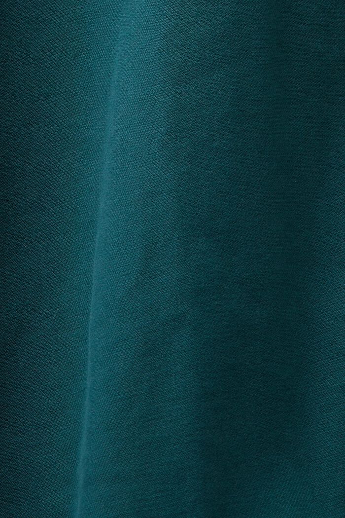 Camisa de sarga de corte normal, EMERALD GREEN, detail image number 6