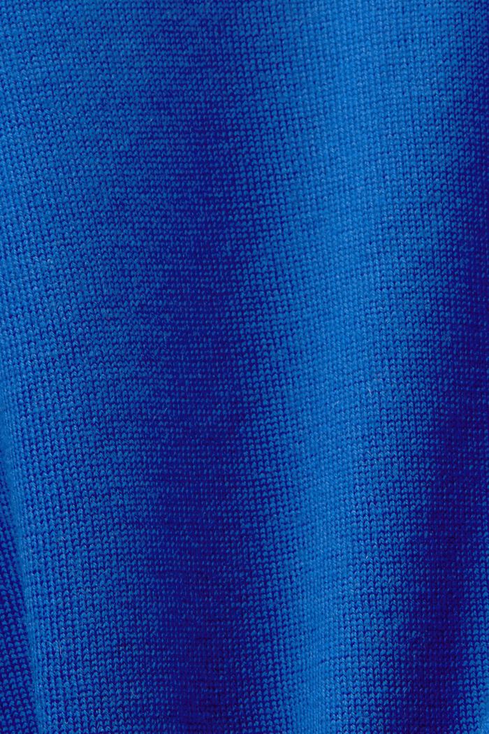 Jersey de lana con cuello alto, BRIGHT BLUE, detail image number 5