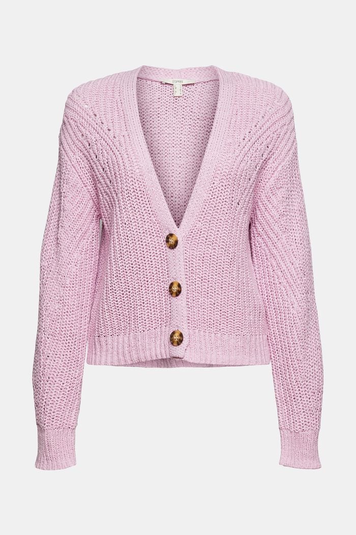 Fashion Cardigan, PINK, overview