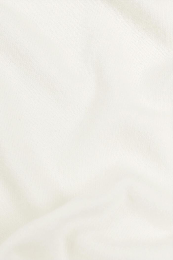 Cárdigan con cuello en pico, OFF WHITE, detail image number 4