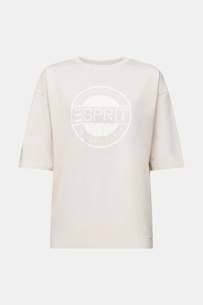 Camiseta en jersey de algodón con logotipo