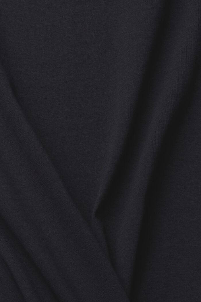 Camiseta con mangas de tres cuartos, BLACK, detail image number 1