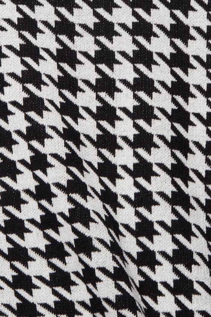 Jersey con cuadros de pata de gallo, BLACK, detail image number 6